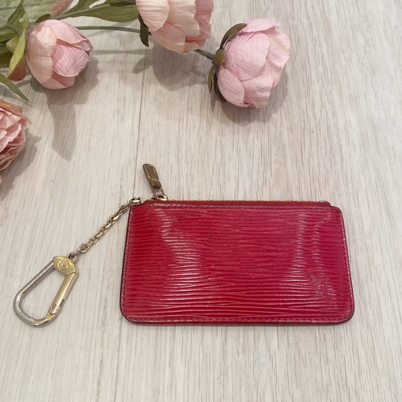 Louis Vuitton Accessories - Louis Vuitton Epi Red Keychain